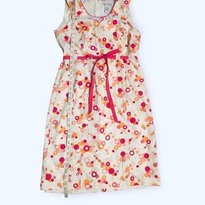 Alexandra Bartlett retro sheath midi summer dress now tie detail at waist